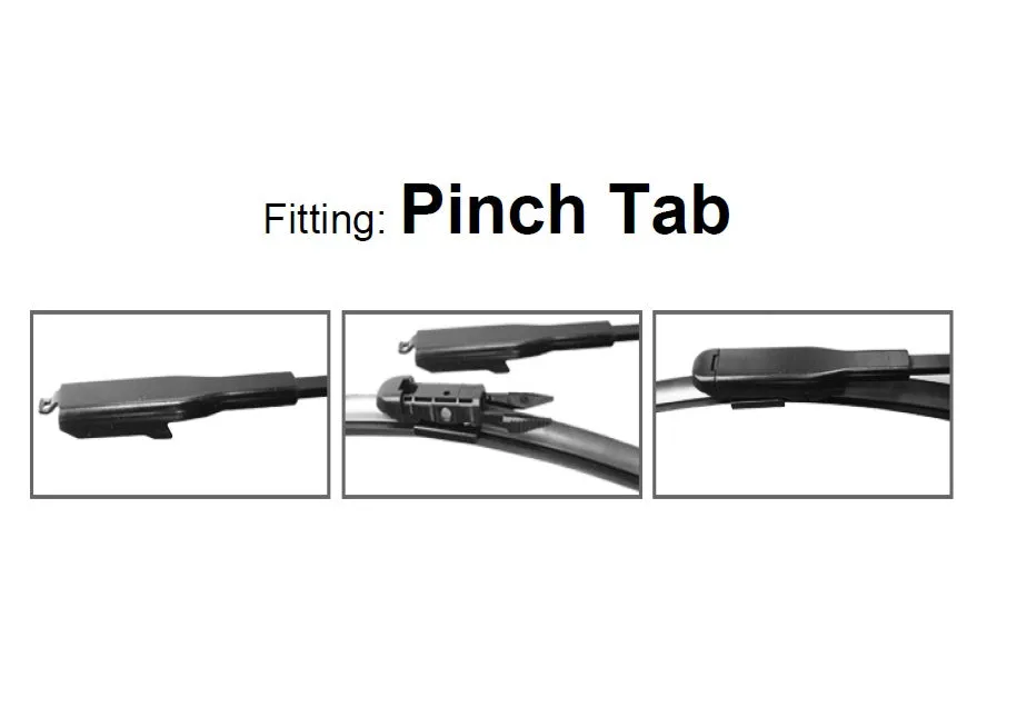 Bmw 6 Series/M6 E64 Convertible 2004-2011 Xtremeauto® Front Window Windscreen Replacement Wiper Blades Pair
