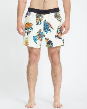 Bob Mollema Trunk 16" Boardshort - LIGHT BEIGE