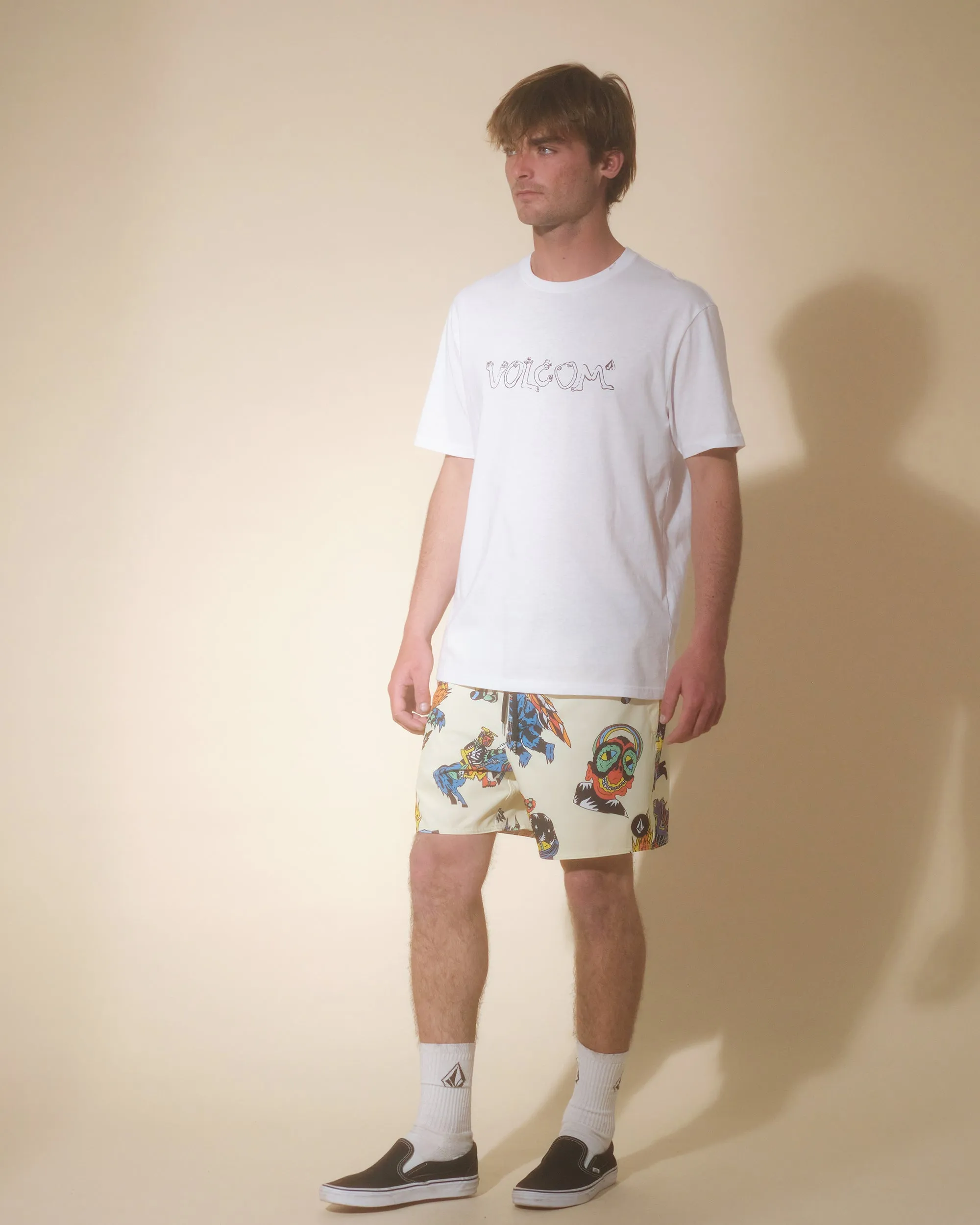 Bob Mollema Trunk 16" Boardshort - LIGHT BEIGE