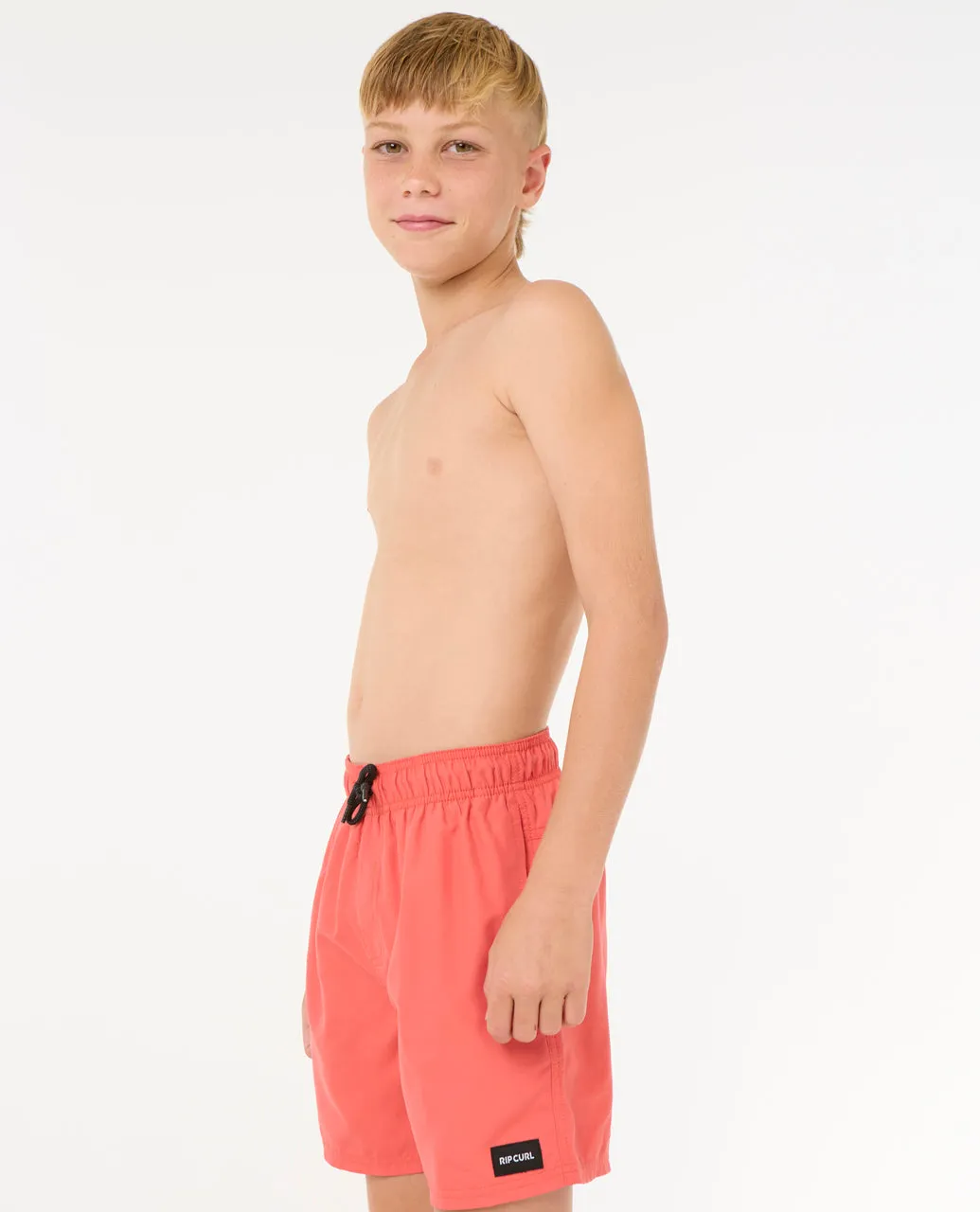 BOY'S OFFSET VOLLEY - WASHED RED (AGES 12-16)