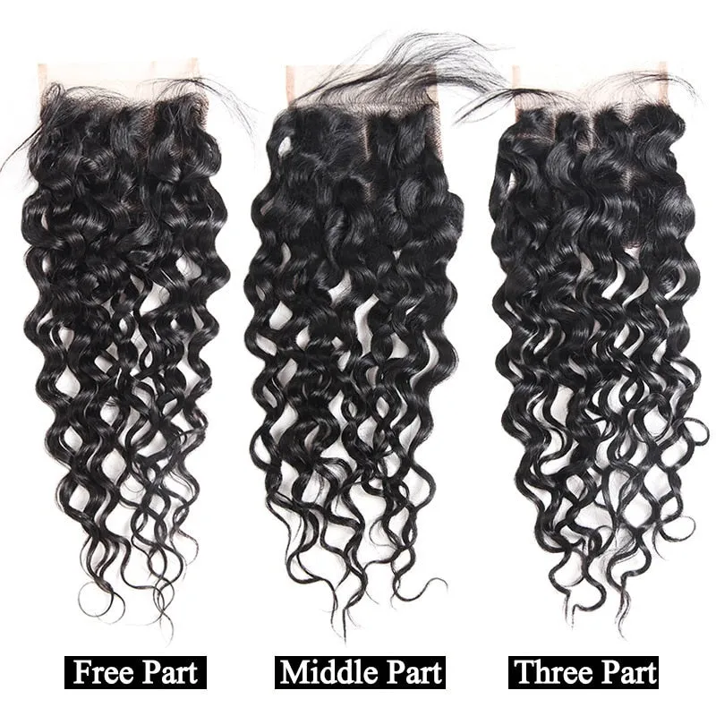 Brazilian Water Wave Lace Closure 4"x4"