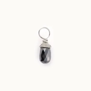 Briolette Charm | Sterling Silver