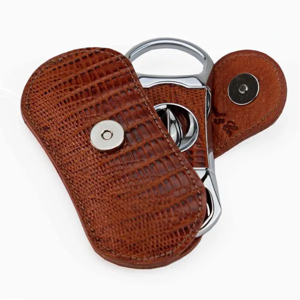 Brizard and Co. The "V" Cutter - Havana Lizard Pattern