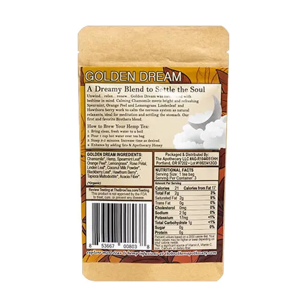 Brothers Apothecary  Golden Dream Tea 3-Pack