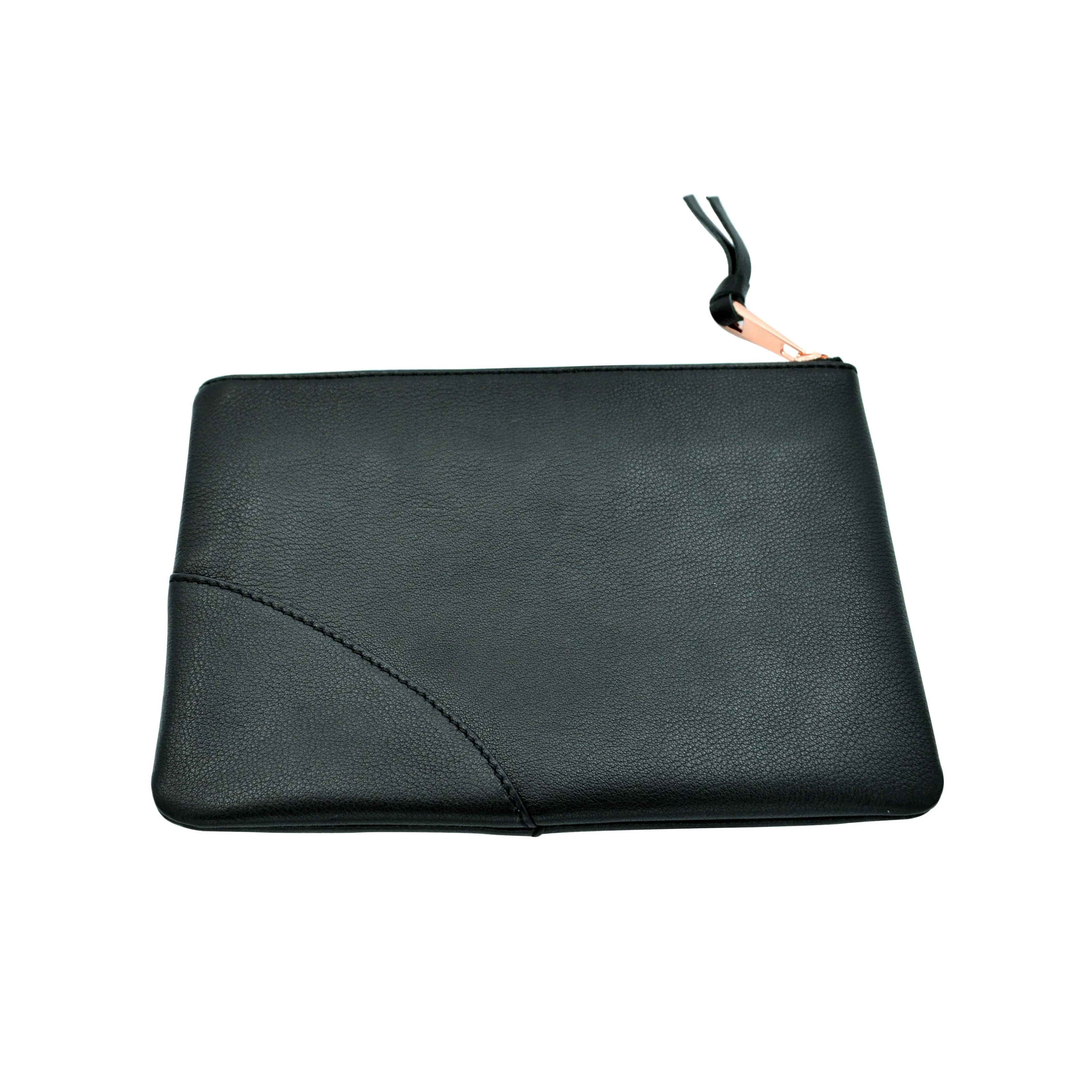 Bundle - Classic Black Clutch   Dalia Studded Hand strap
