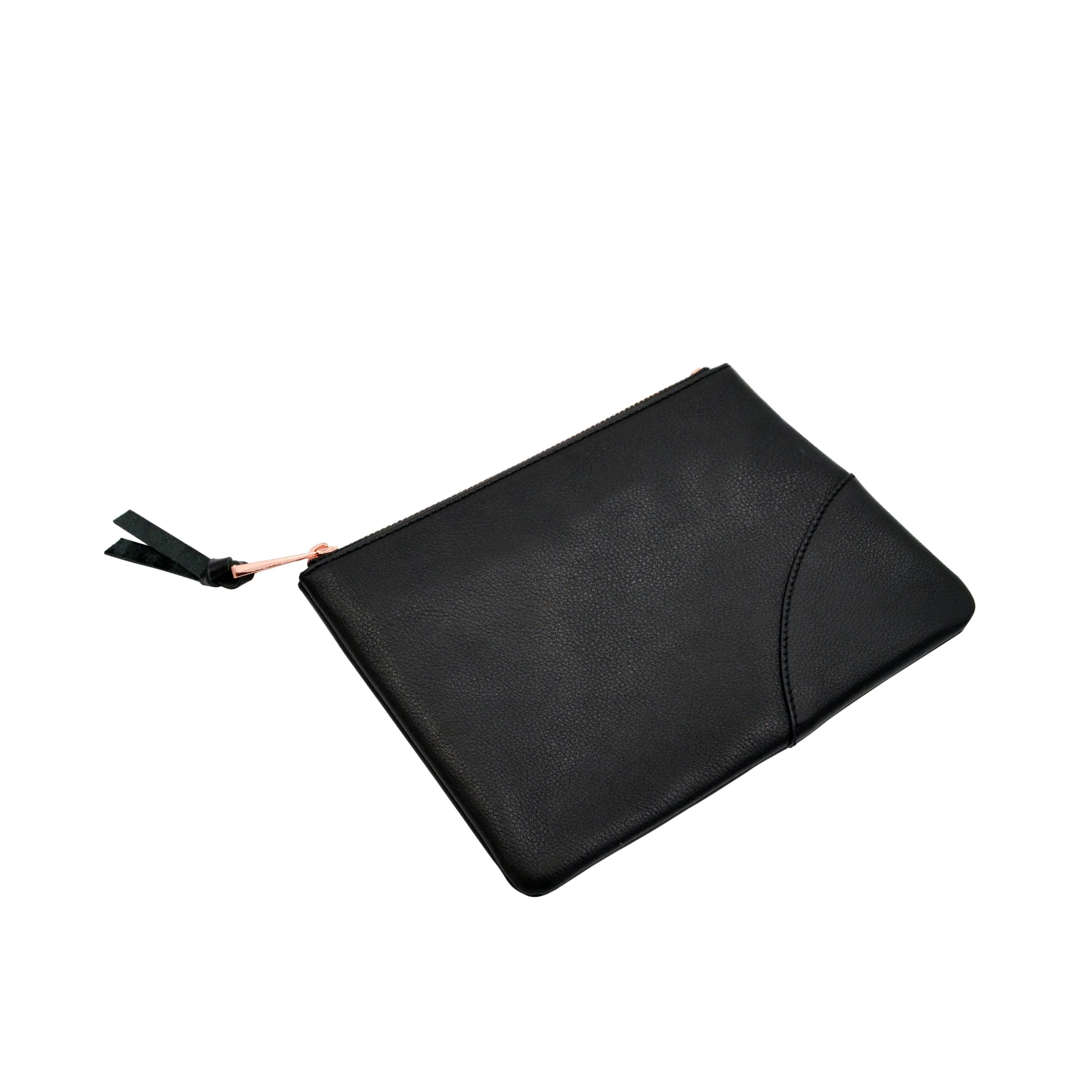 Bundle - Classic Black Clutch   Dalia Studded Hand strap