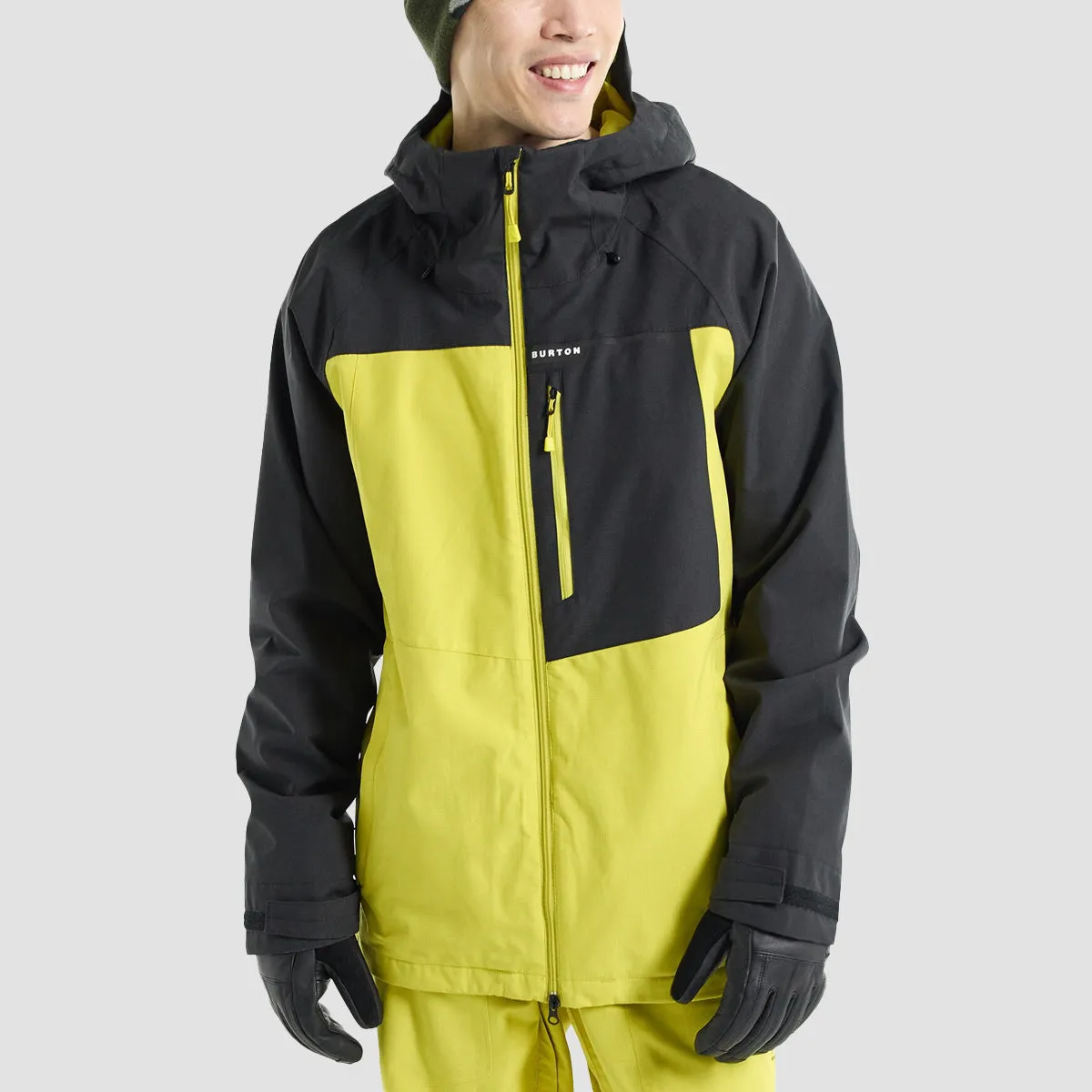 Burton Lodgepole 2L Snow Jacket True Black/Sulfur