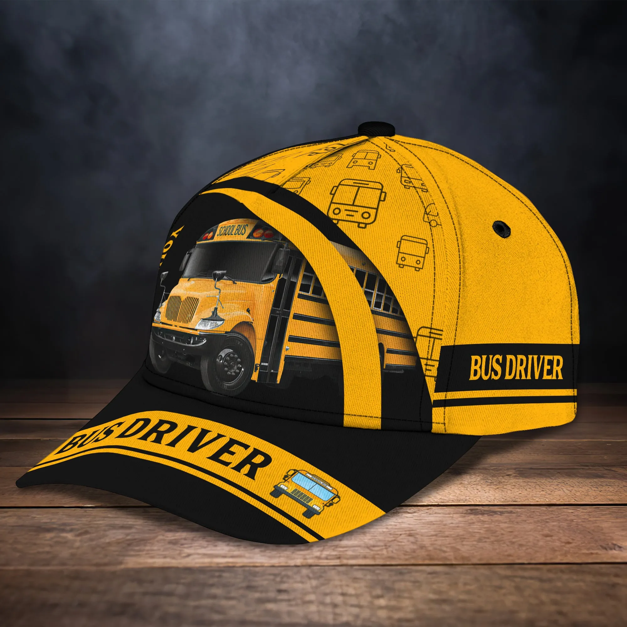 Bus Driver - Personalized Name Cap 02