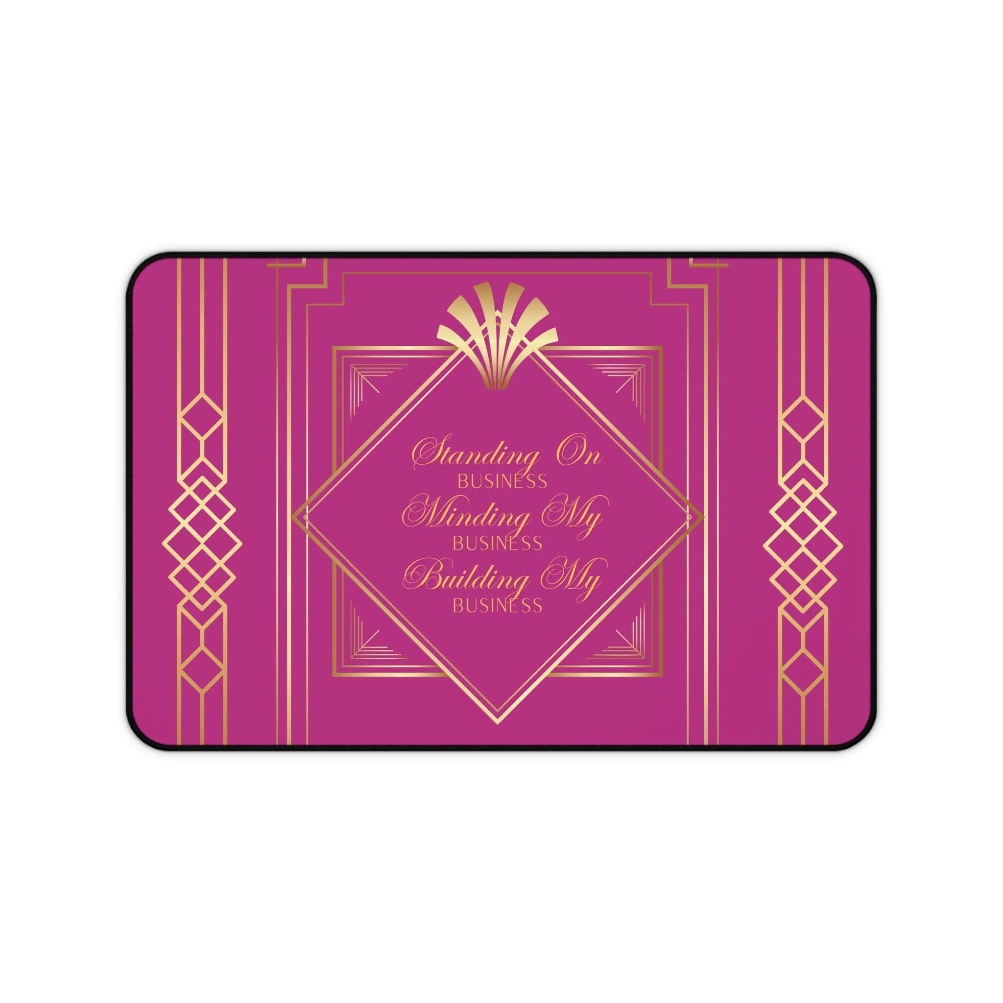 Business 2 (Pink) Desk Mat