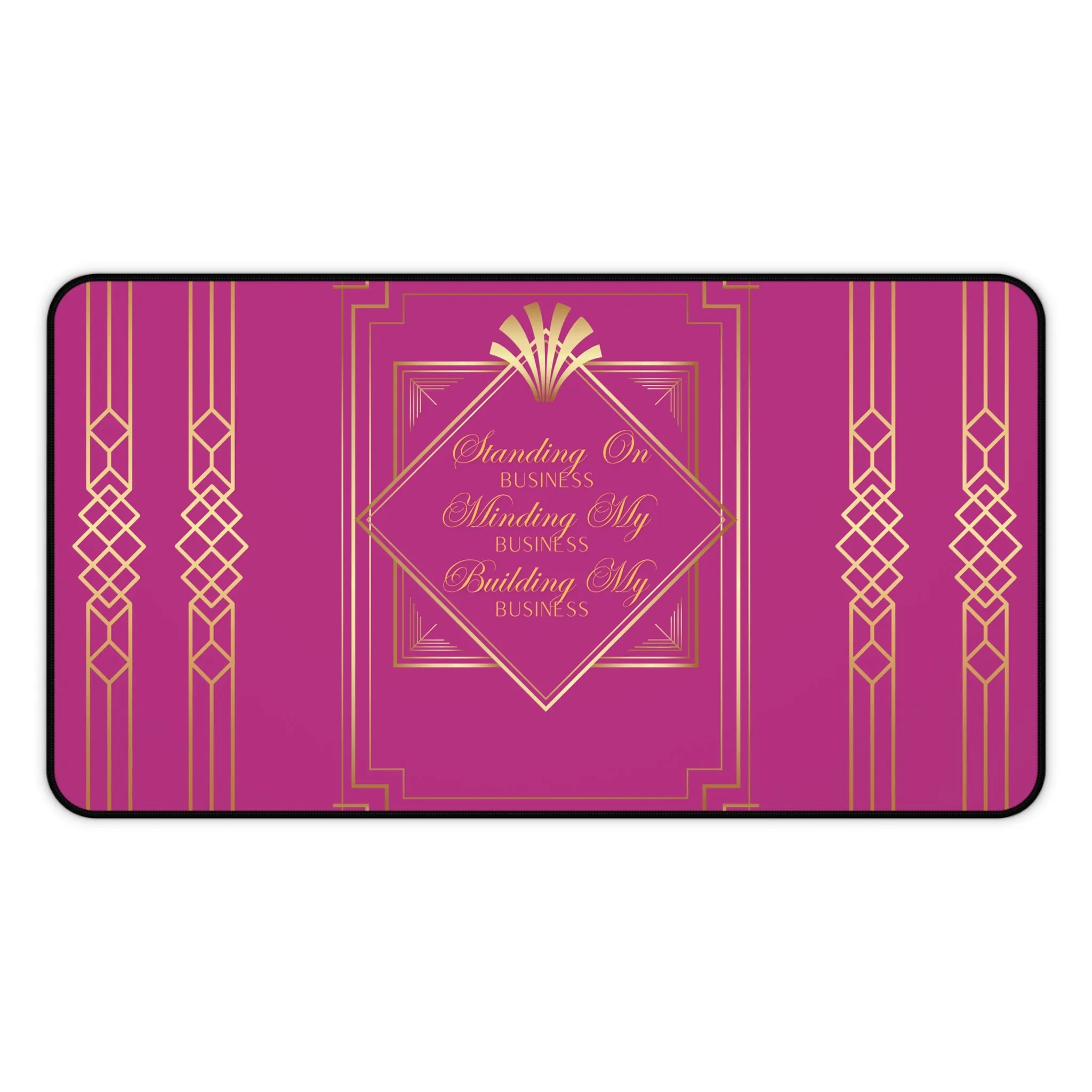 Business 2 (Pink) Desk Mat