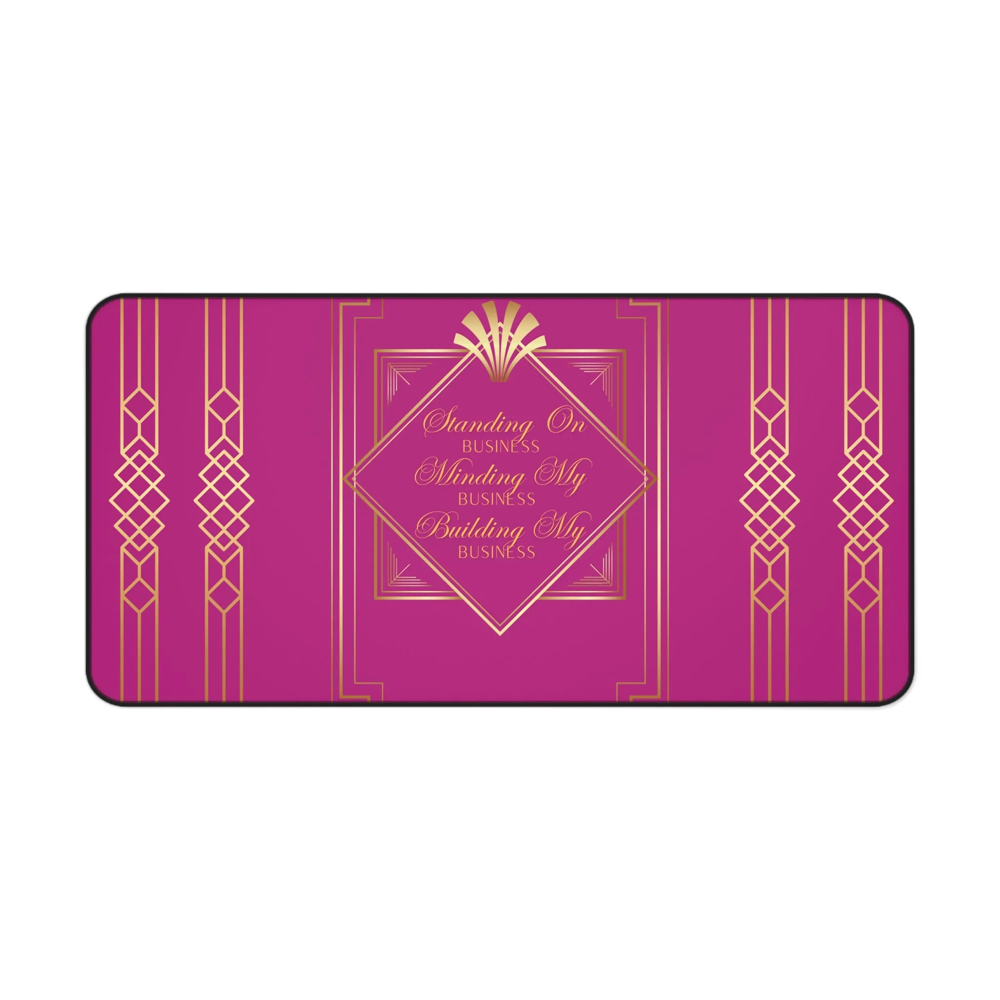 Business 2 (Pink) Desk Mat