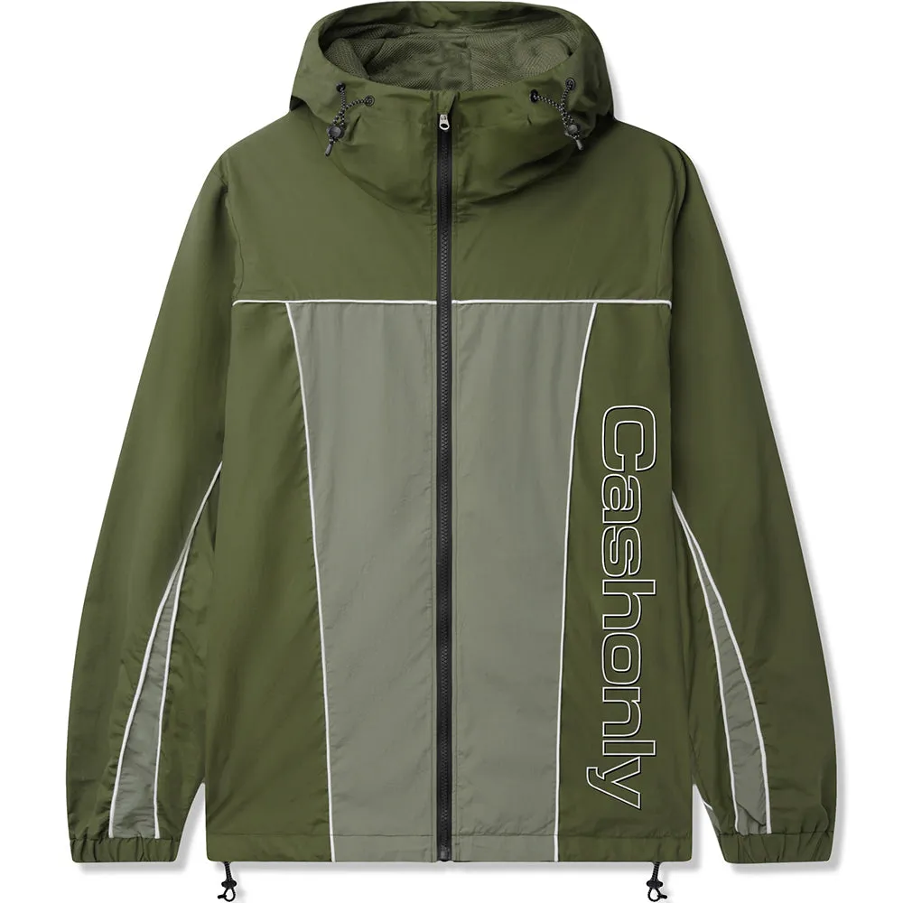 Cash Only Dash Rain Jacket Army