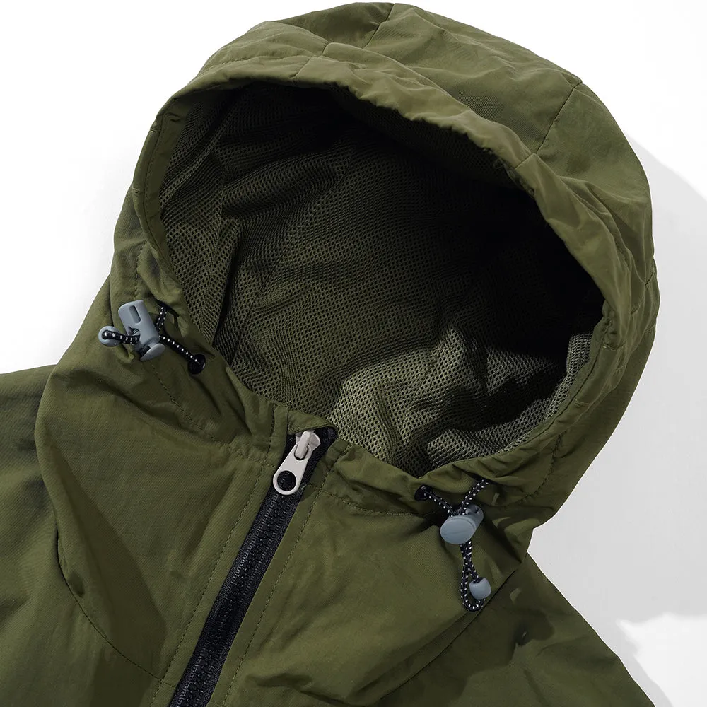 Cash Only Dash Rain Jacket Army