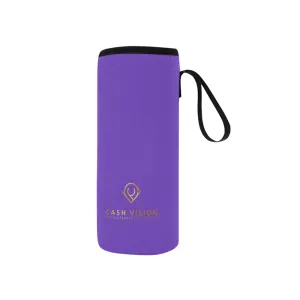 Cash Vision Small Neoprene Water Bottle Pouch - Purple