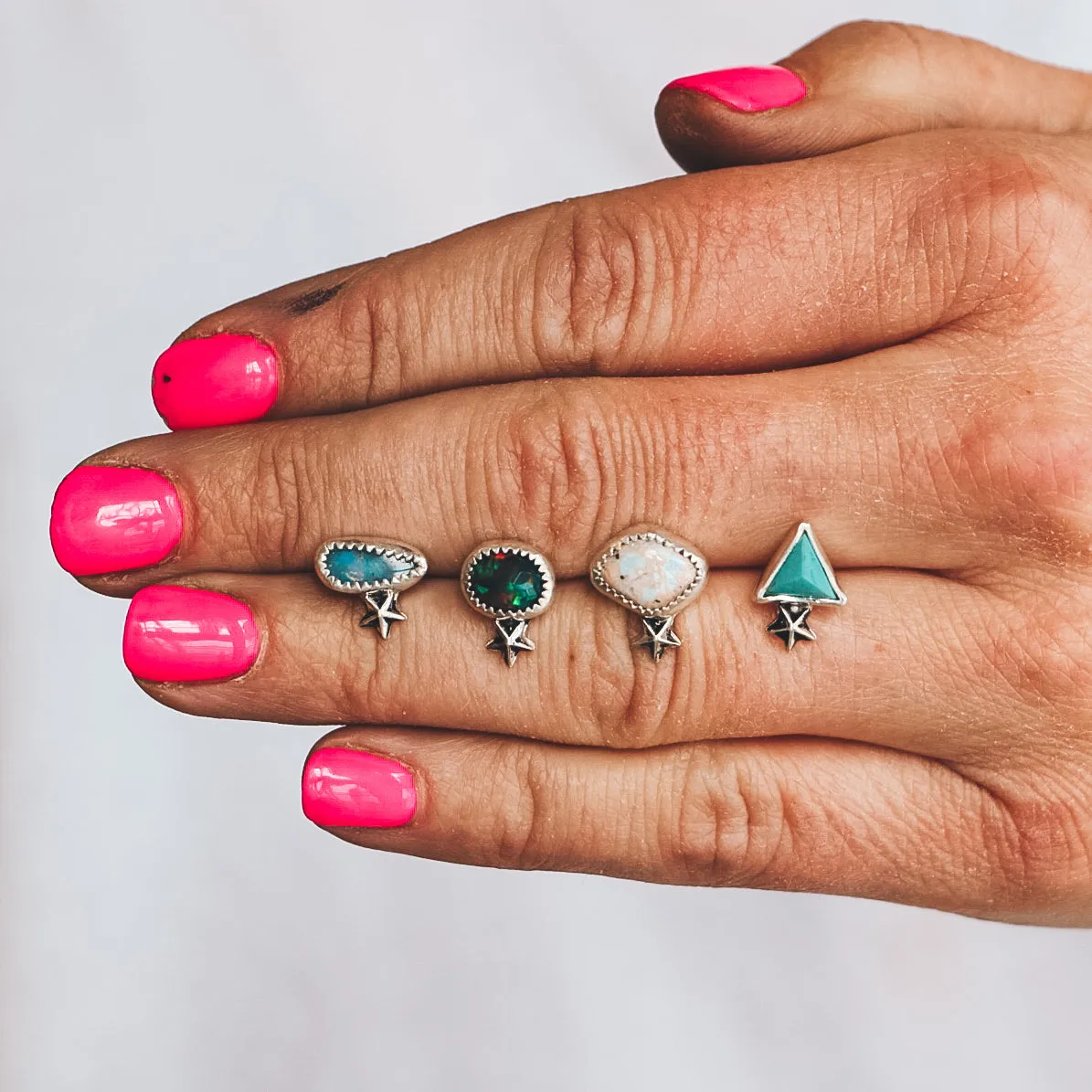 Celestial Single - Black Ethiopian Opal