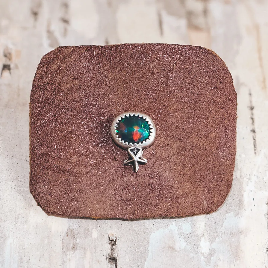 Celestial Single - Black Ethiopian Opal