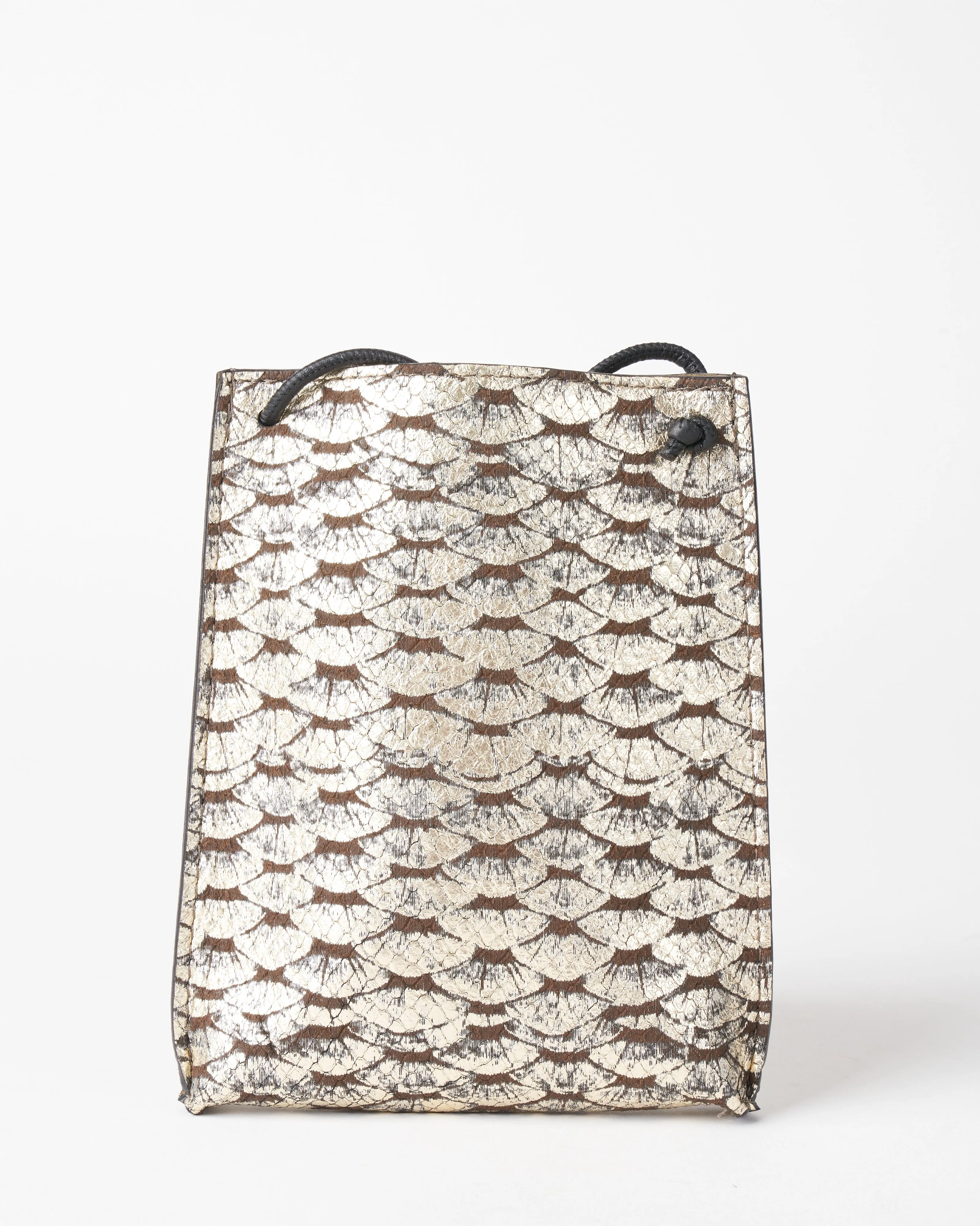 cell pouch - silver leaf