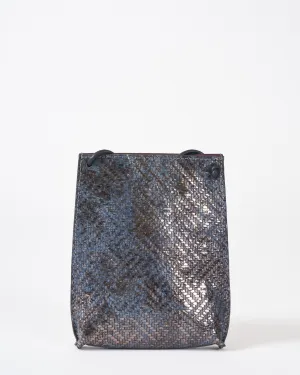 cell pouch - twill metallic
