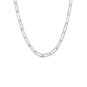 CHAIN LINK NECKLACE SILVER