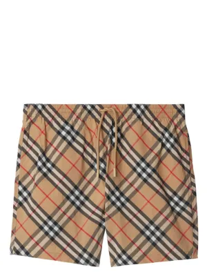 Check swim shorts