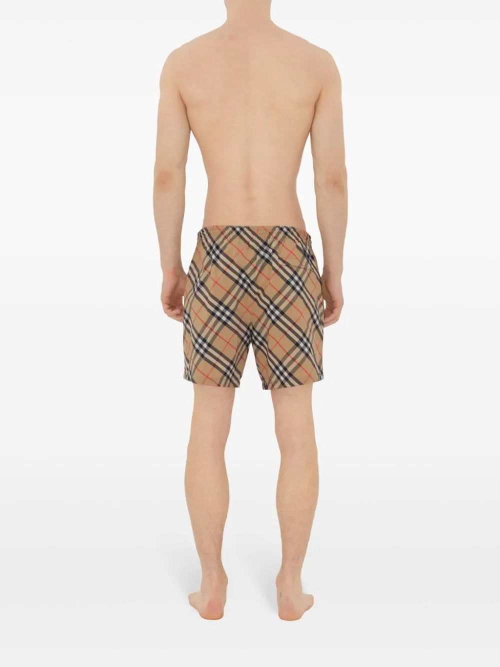 Check swim shorts