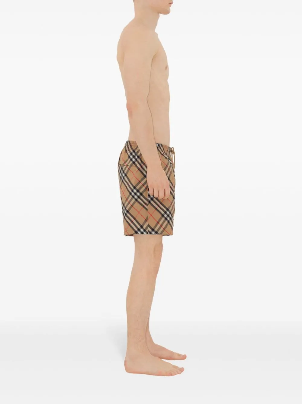 Check swim shorts