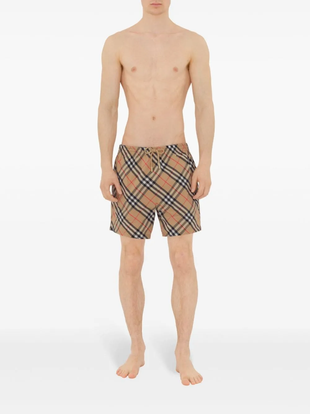 Check swim shorts