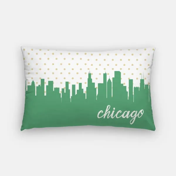 Chicago, Illinois polka dot skyline