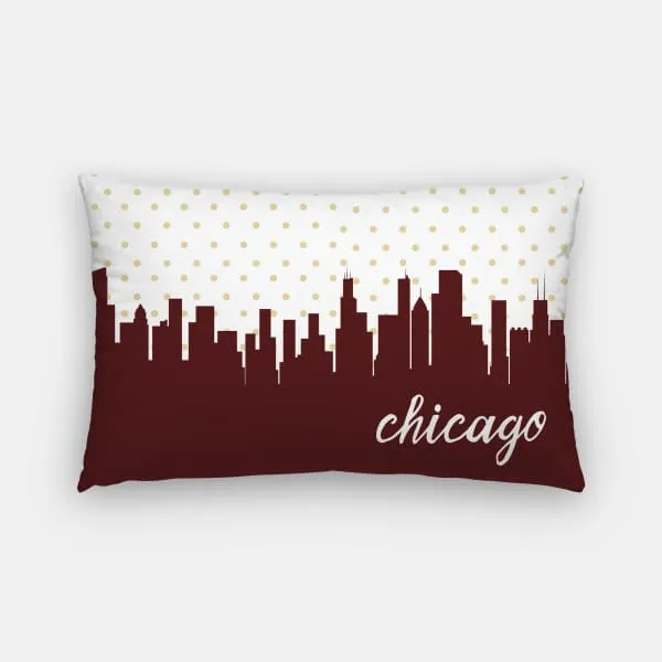 Chicago, Illinois polka dot skyline