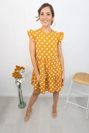 Chloe Dress -Mustard