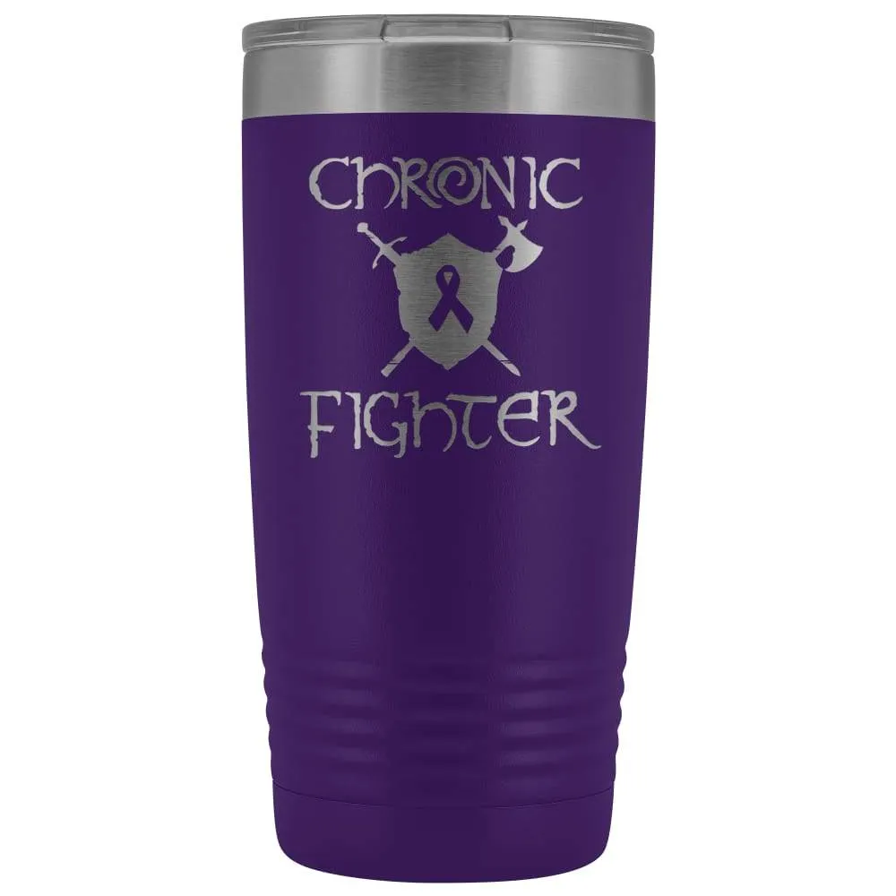 Chronic Fighter Ribbon 20oz Vacuum Tumbler