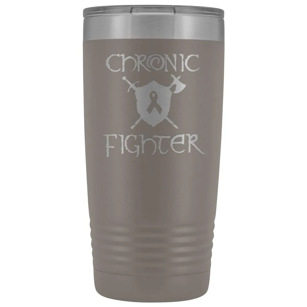 Chronic Fighter Ribbon 20oz Vacuum Tumbler