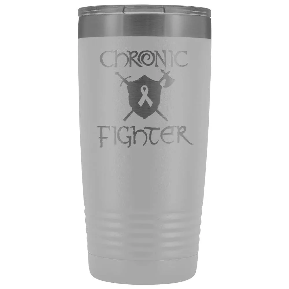 Chronic Fighter Ribbon 20oz Vacuum Tumbler
