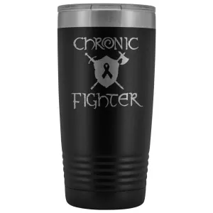 Chronic Fighter Ribbon 20oz Vacuum Tumbler