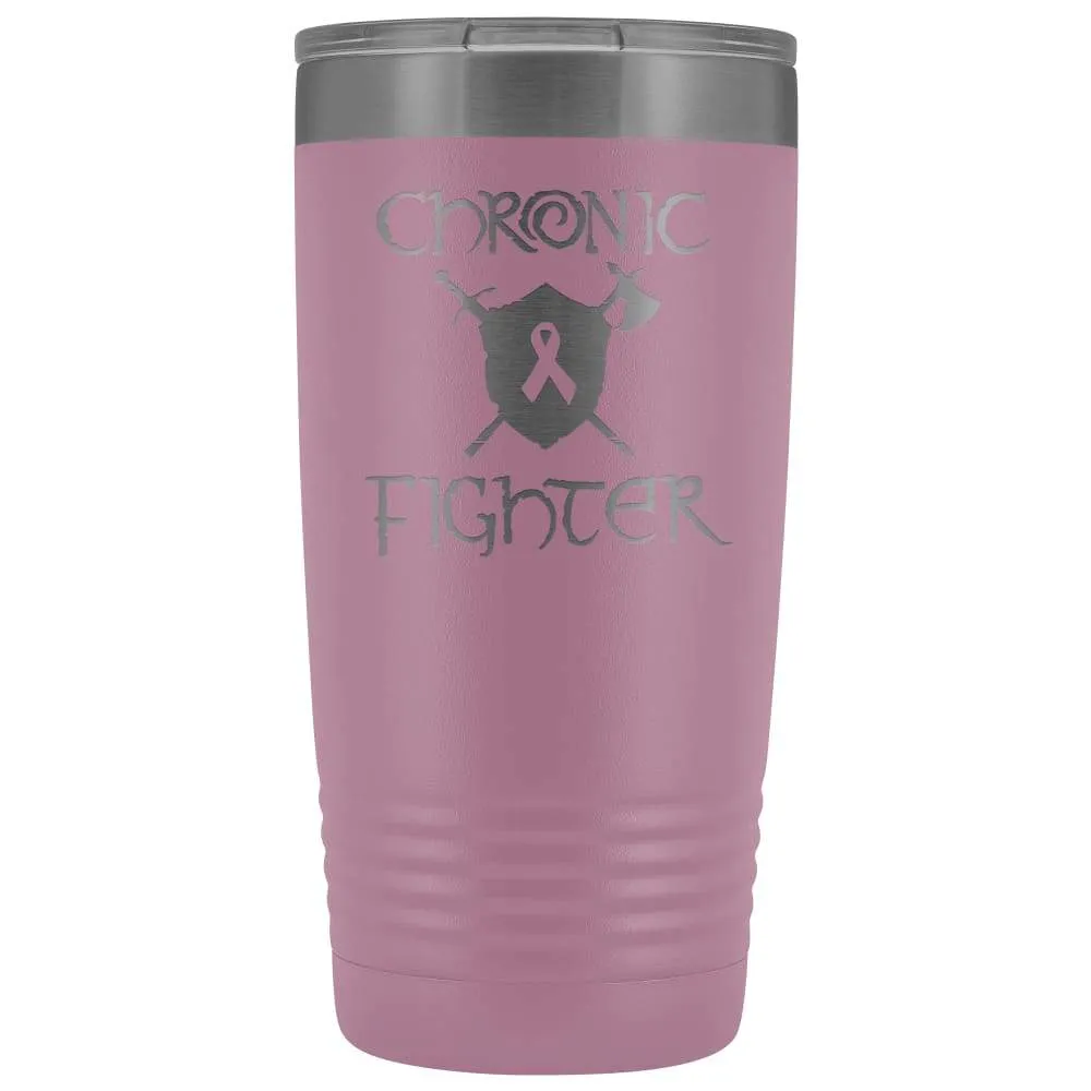 Chronic Fighter Ribbon 20oz Vacuum Tumbler