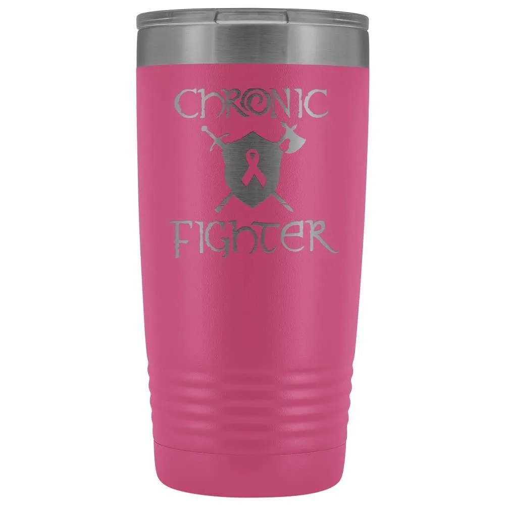 Chronic Fighter Ribbon 20oz Vacuum Tumbler