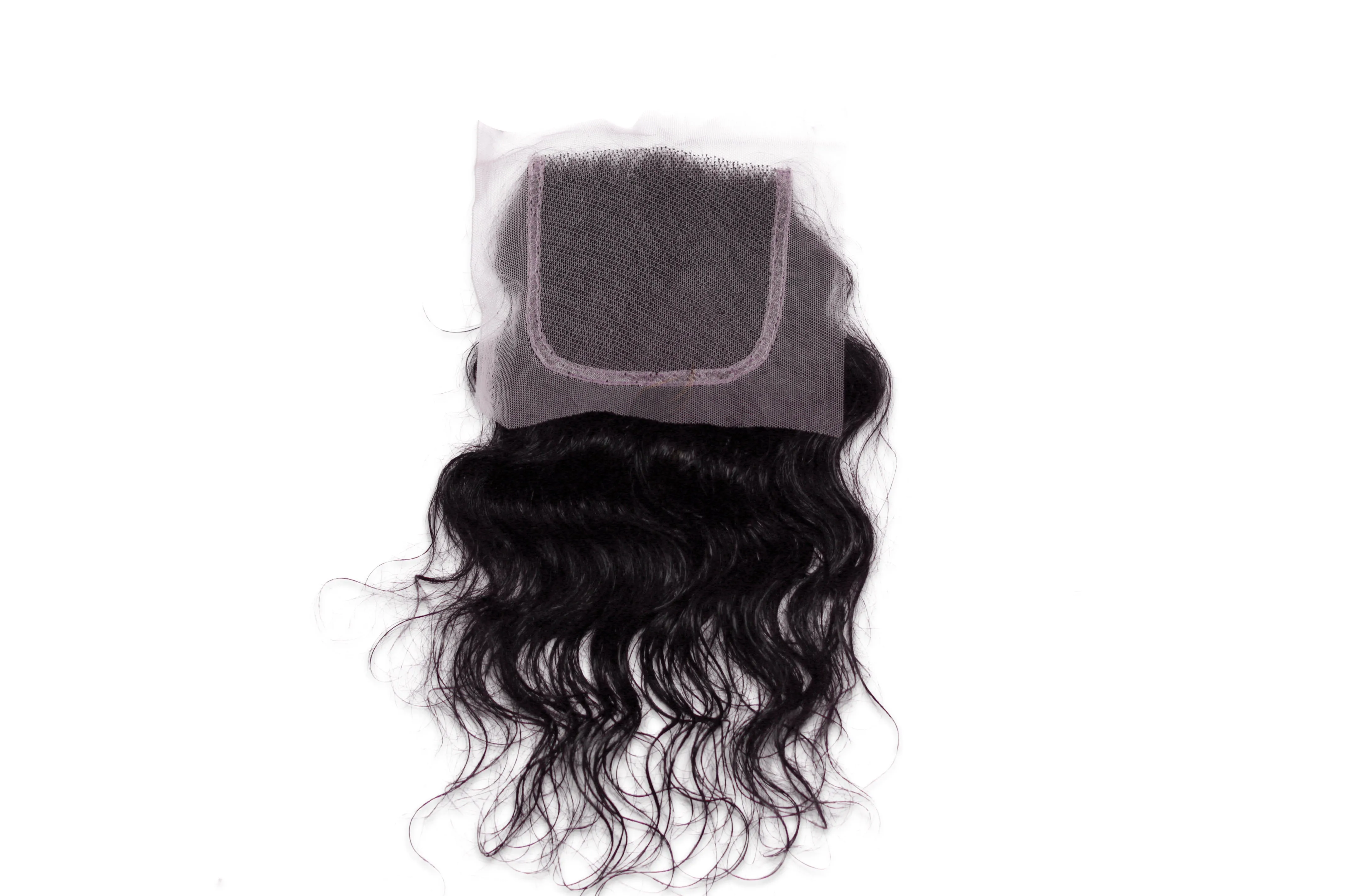 Closure 4 X 4 Swiss Lace - Natural Wavy