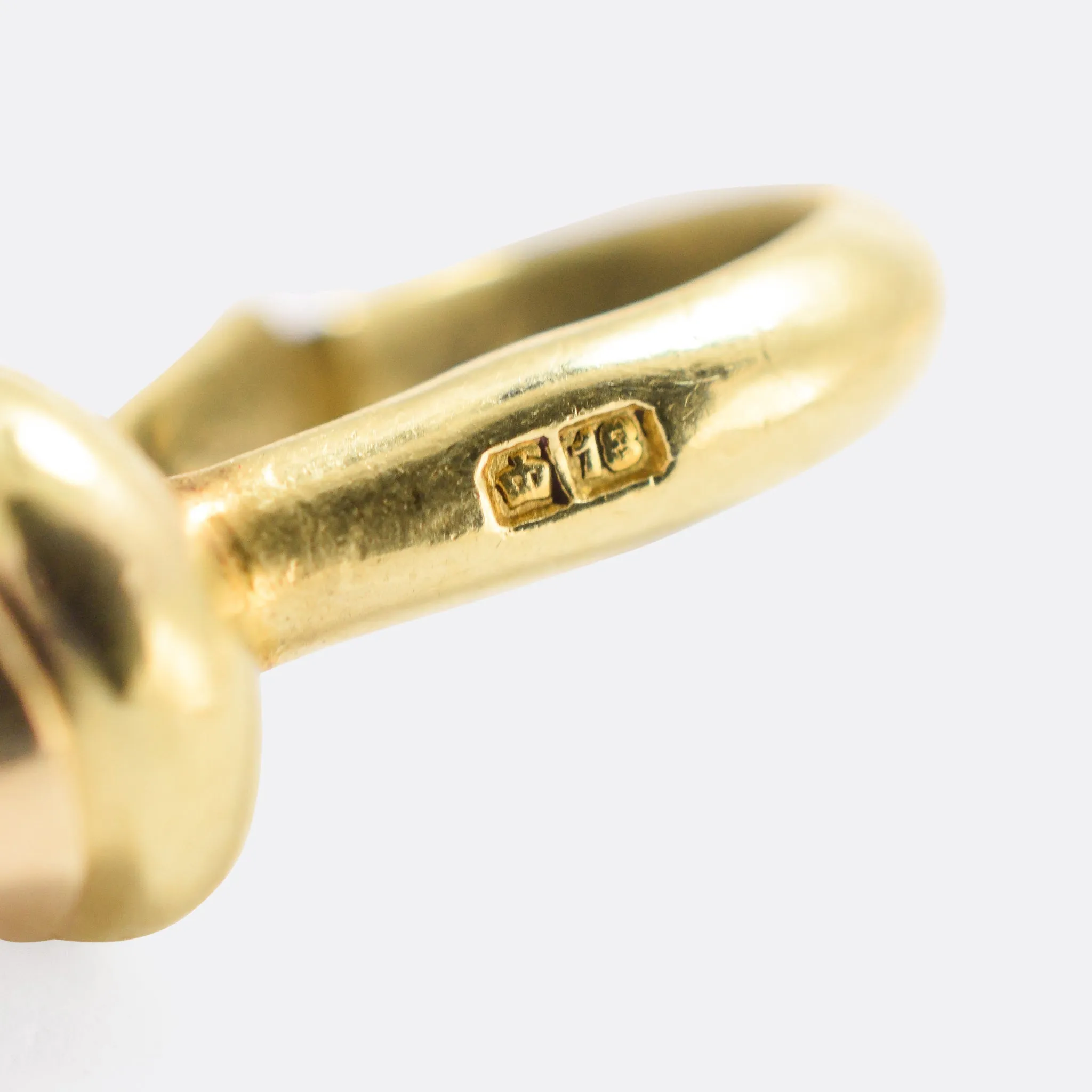 (Copy) Victorian 18k Gold Trombone Link Chain