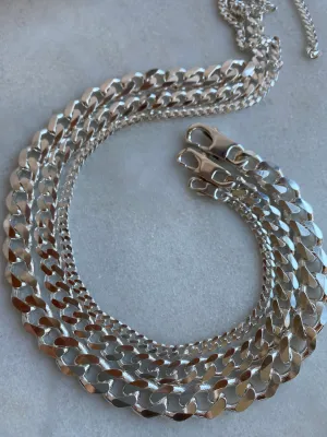 Cuban Link 10.3 mm Sterling Silver Chain Necklace