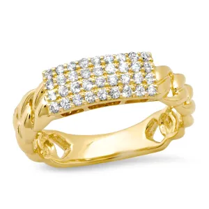 Cuban Link ID Tag Ring
