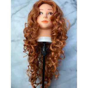 Curly Ginger Wig,Cosplay Wig,Costume Wig