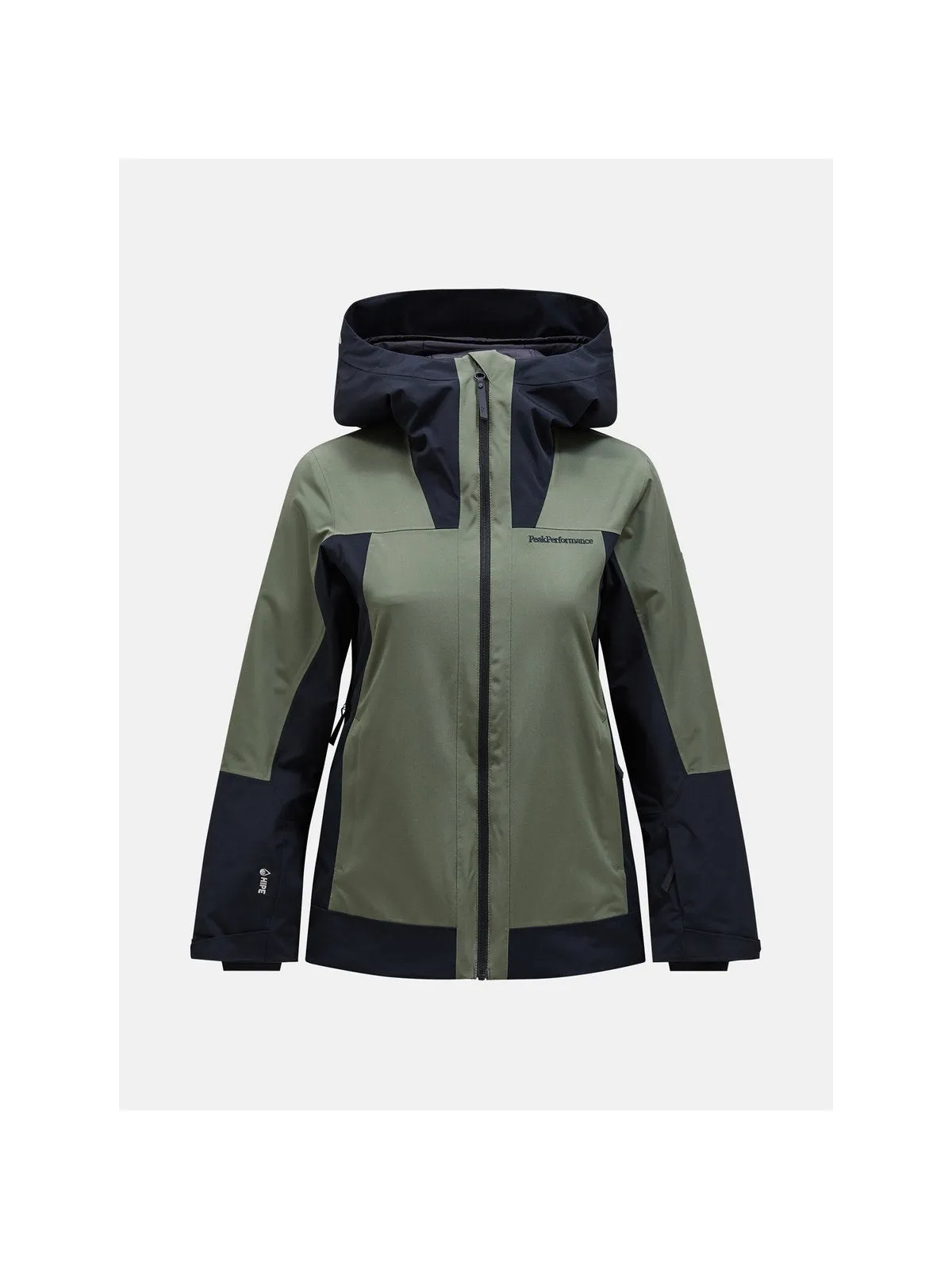 Damska kurtka na narty Peak Performance W Rider Tech Insulated Ja zielony