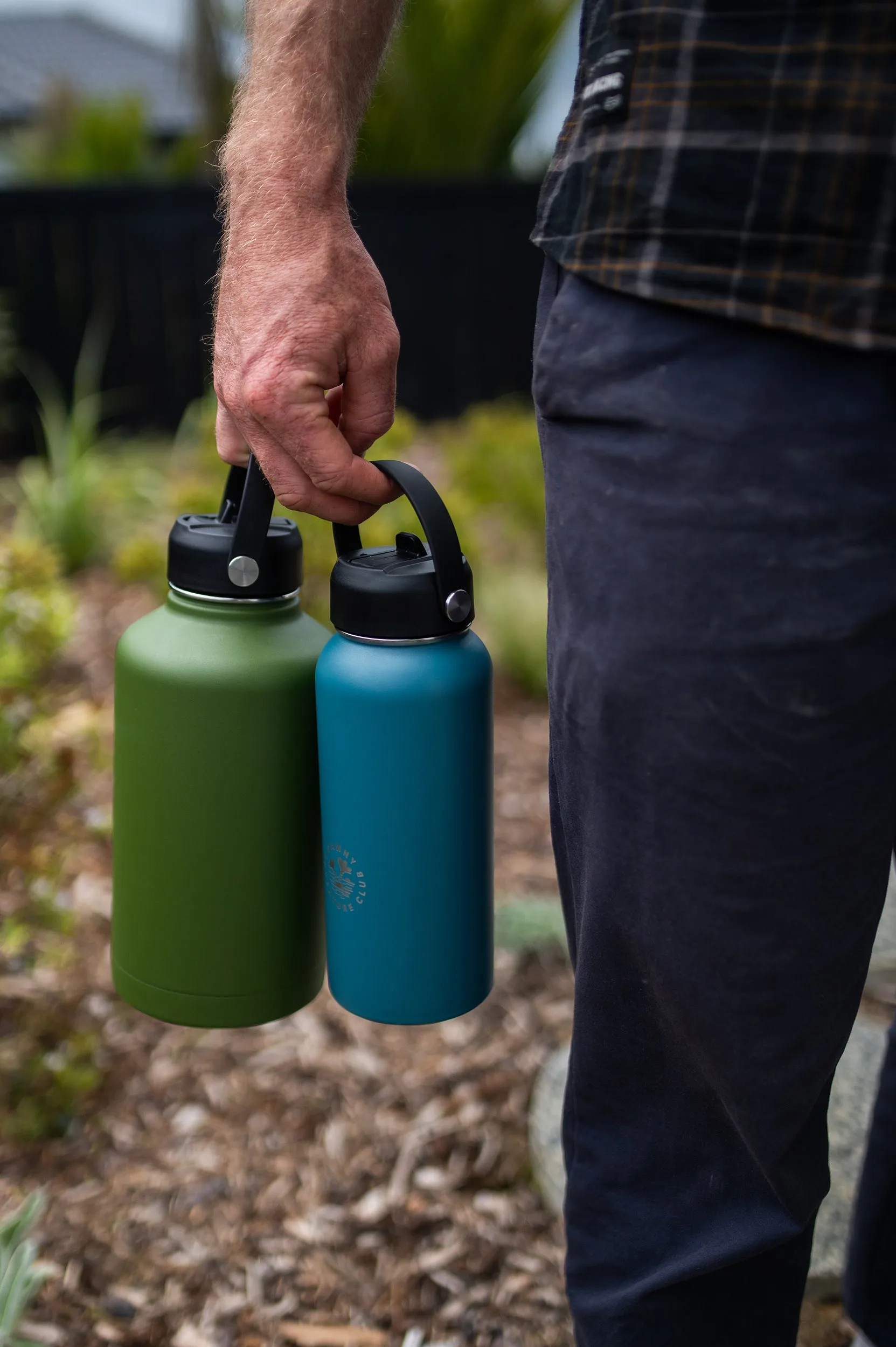 Dawny Adventure Club Insulated Drink Bottles - Moss