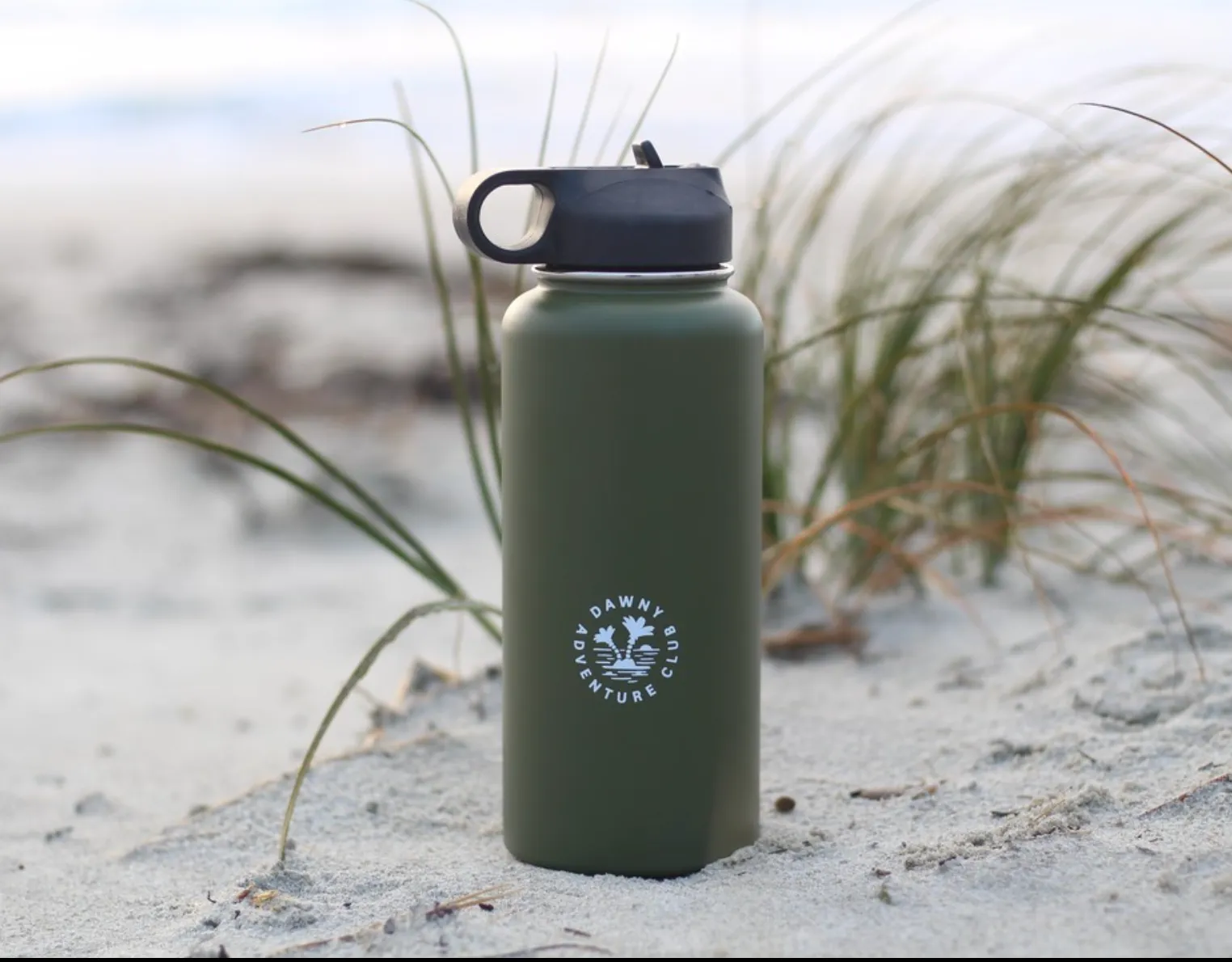 Dawny Adventure Club Insulated Drink Bottles - Moss