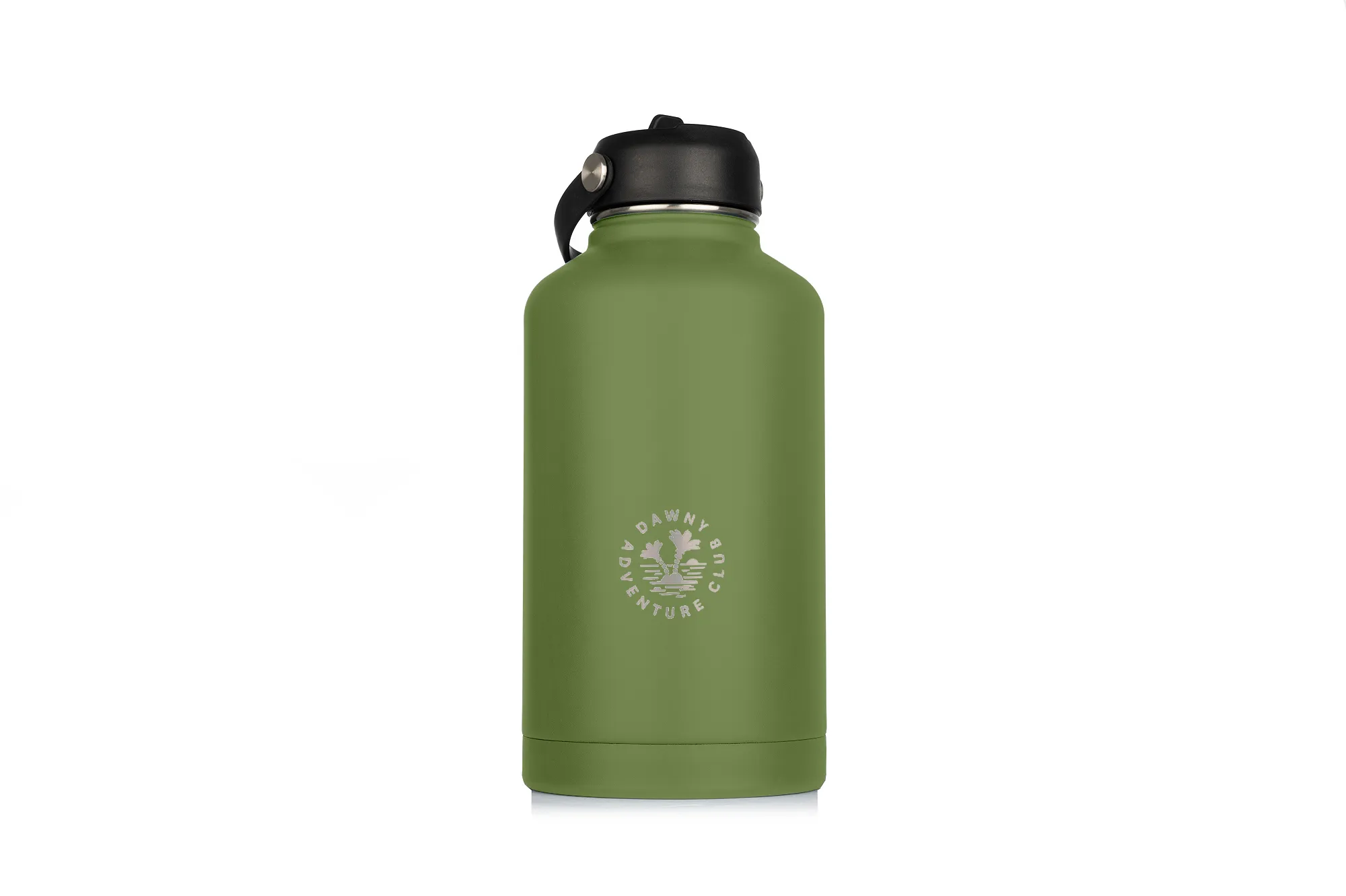 Dawny Adventure Club Insulated Drink Bottles - Moss