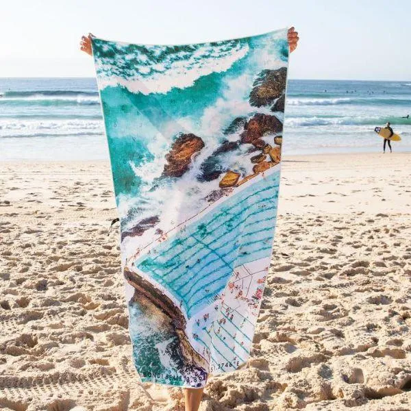 DESTINATION LABEL Towel - Iceberg Summer