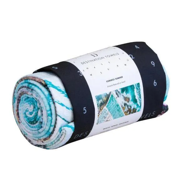DESTINATION LABEL Towel - Iceberg Summer