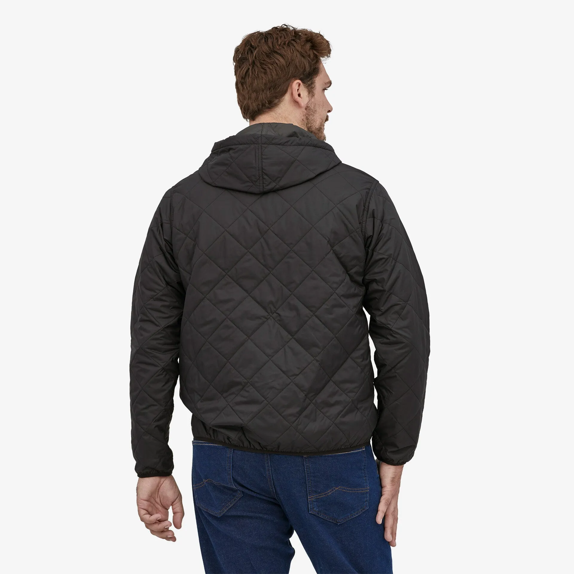 Diamond Quilted Bomber Hoody (Men's) - 27610