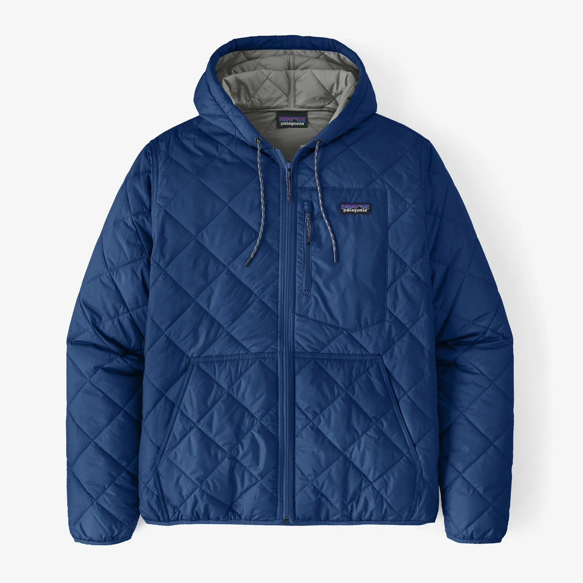 Diamond Quilted Bomber Hoody (Men's) - 27610