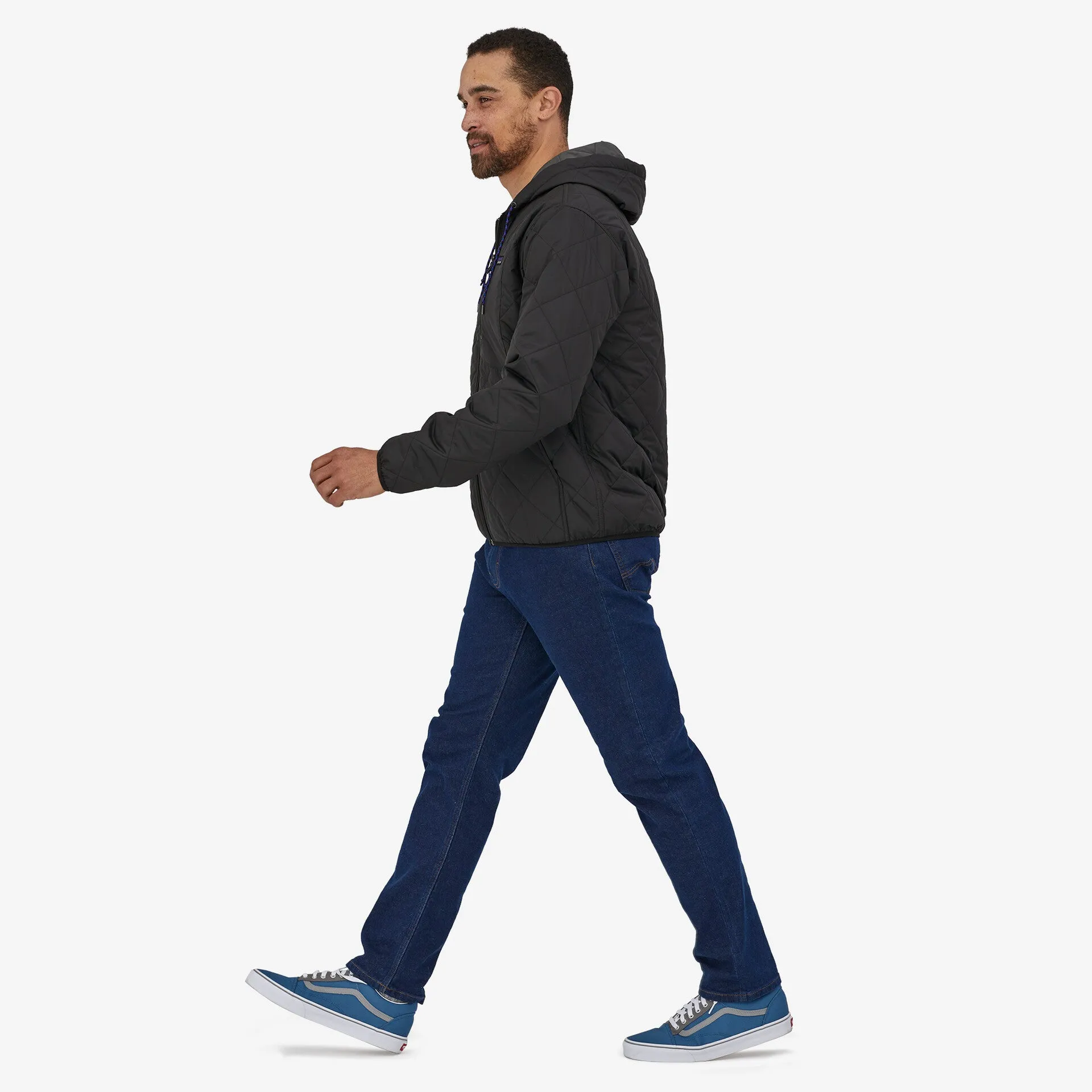 Diamond Quilted Bomber Hoody (Men's) - 27610